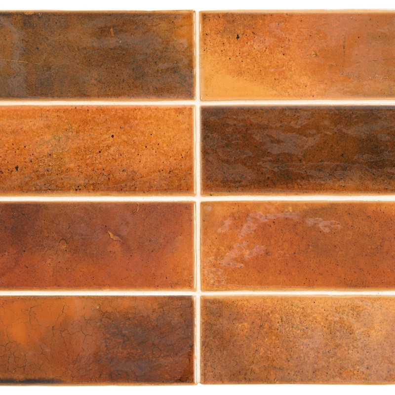 Keramische binnentegel CeraVision Hanoi Burnt Red 5,1x16,1x0,83cm - 1 00214019 hanoi burnt red 5 1x16 1 stuk 1 - 13384