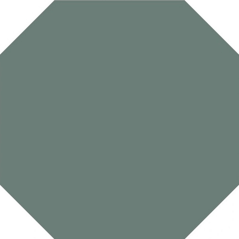 Keramische binnentegel Topcer Field Materials L4418 Octagon Dark Green 10x10x0,8cm - 120591 1 09085067 l4418 dark green octagon 10x10 stuk - 15795