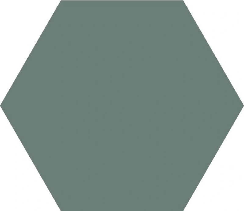 Keramische binnentegel Topcer Field Materials L4418 Hexagon Dark Green 10x10x0,8cm - 120599 1 09085305 l4418 dark green hexagon 10x10 stuk - 15815