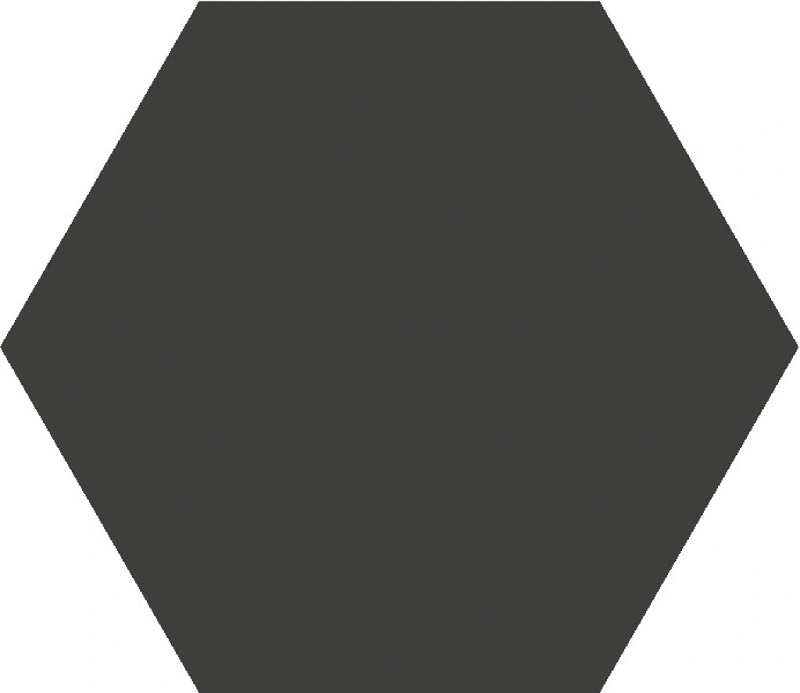 Keramische binnentegel Topcer Field Materials L4414 Hexagon Black 10x10x0,8cm - 120602 1 09085316 l4414 black hexagon 10x10 stuk - 15811
