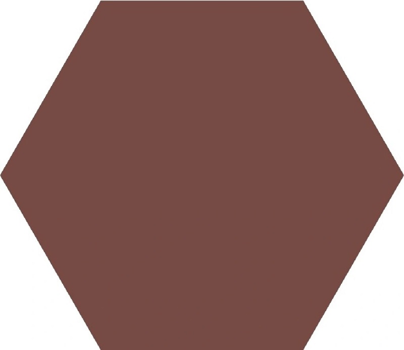 Keramische binnentegel Topcer Field Materials L4420 Hexagon Brick Red 10x10x0,8cm - 120610 2 09085031 l4420 brick red hexagon 10x10 stuk - 15817