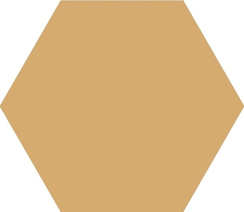 Keramische binnentegel Topcer Field Materials L4421 Hexagon Ochre Yellow 10x10x0,8cm - 120611 2 09085032 l4421 ochre yellow hexagon 10x10 stuk - 15819