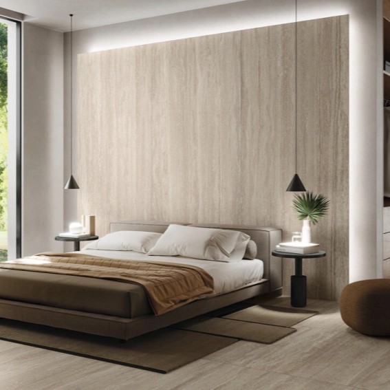 Keramische binnentegel Casalgrande Padana Pietra Tiburtina Celio Vein Smooth 60x120x0,9cm - 120617 2 01060042 pietra tiburtina celio vein smooth 60x120 sfeer 1 - 17930