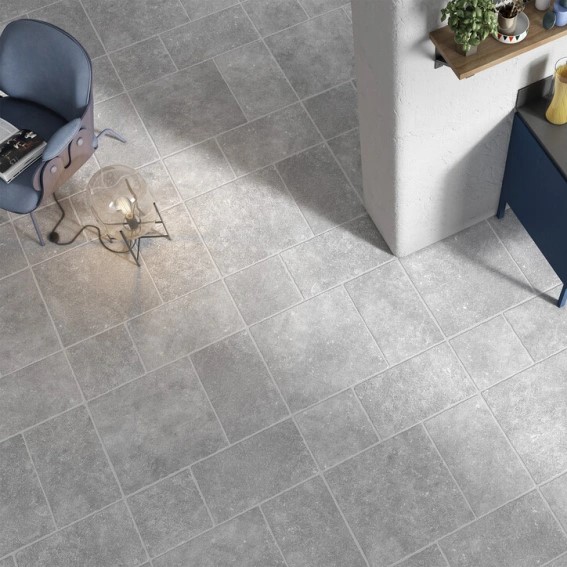 Keramische binnentegel CeraVision Pierre Belge Gris 18,4% 30x30x0,9cm - 129464 1 01076315 pierre belge gris 184 30x30 sfeer - 17804