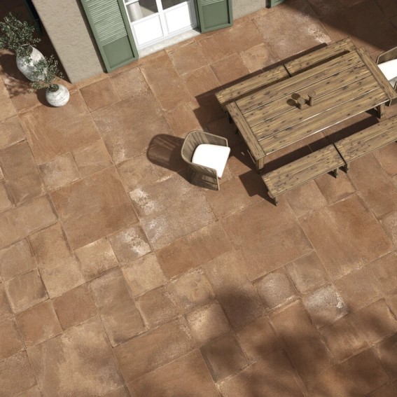 Keramische binnentegel CeraVision Antico Casale Cotto 60x120x0,89cm - 130328 1 01033006 antico casale cotto sfeer 3 - 19602