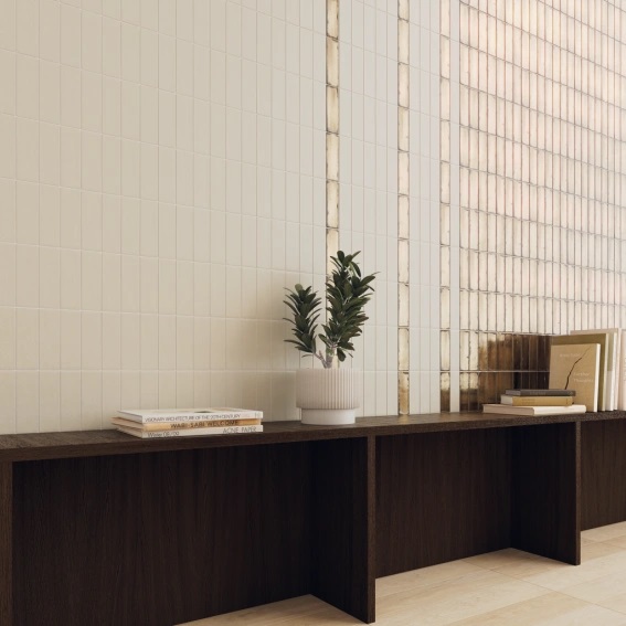 Keramische binnentegel CeraVision London Calling Golden 3,7x11,6x0,85cm - 139361 1 00203024 lc golden 37x116 sfeer 2 - 18590