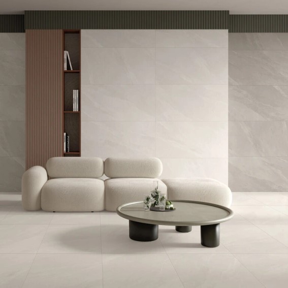 Keramische binnentegel CeraVision Ardesia Avorio 60x60x0,9cm - 140514 1 01043003 ardesia avorio 60x120 sfeer - 18460