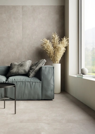 Keramische binnentegel Casalgrande Padana Metropolis Mud 60x60x0,9cm - 143626 2 09160670 metropolis mud 60x60 sfeer - 18410