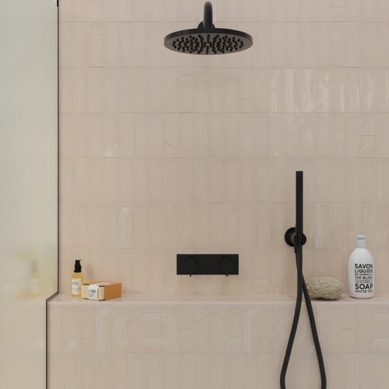Keramische binnentegel CeraVision Glow Taupe 5,2x16x0,85cm - 149143 1 00203027 glow taupe 5 2x16 sfeer 1 - 19217