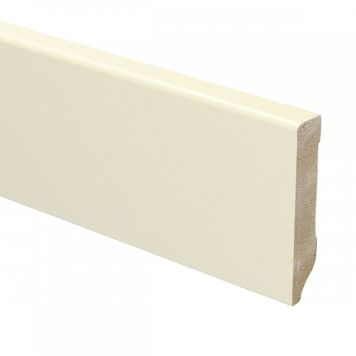 15924 MDF Moderne plint 70x12mm voorgelakt RAL 9001 - 15924 70x12 1 - 7790