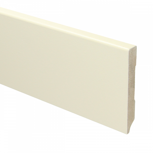 15925 MDF Moderne plint 90x12mm voorgelakt RAL 9001 - 15925 90x12 1 - 7797