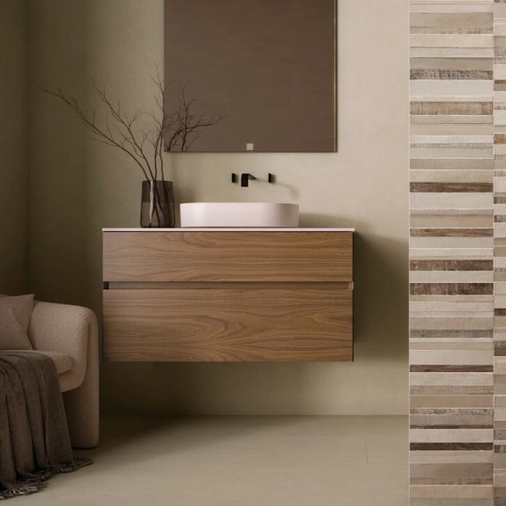 Keramische binnentegel CeraVision Origin Cream 40x120x1,08cm - 159328 1 00210017 origin cream rtt 40x120 sfeer - 22307