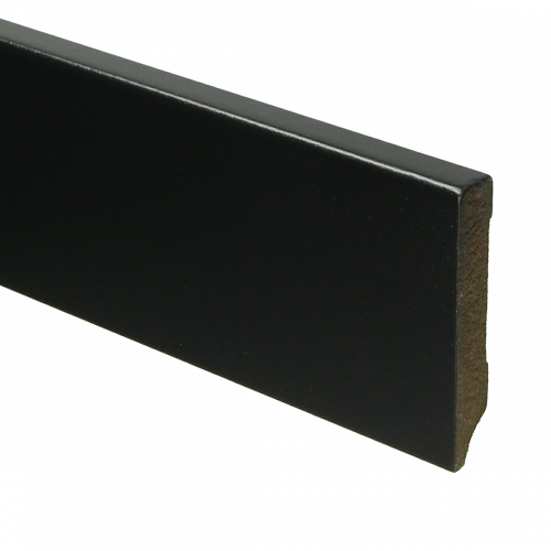 15936 MDF Moderne plint 70x12mm voorgelakt RAL 9005 - 15936 70x12 1 - 7808
