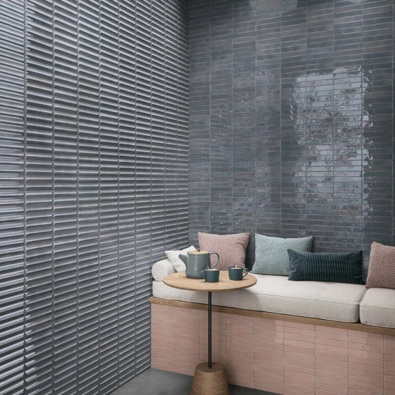 Keramische binnentegel CeraVision Nouvelle Storm Blue 3x16x0,85cm - 159382 1 00203039 nouvelle storm blue 3x16 sfeer 2 - 22267