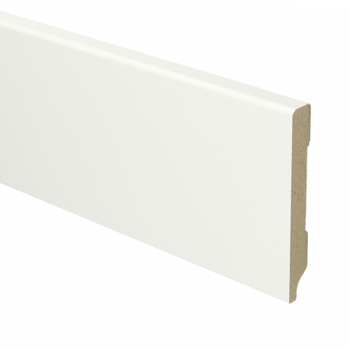 15949 MDF Moderne plint 90x12mm voorgelakt RAL 9016 - 15949 90x12 1 - 7844