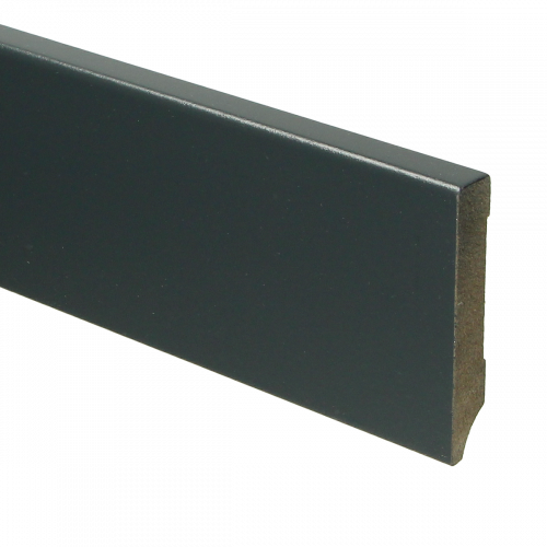 15954 MDF Moderne plint 70x12mm voorgelakt RAL 7016 - 15954 70x12 1 - 7777