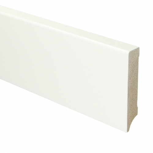 15963 MDF Moderne plint 90x18mm voorgelakt RAL 9016 - 15963 90x18 1 - 7857