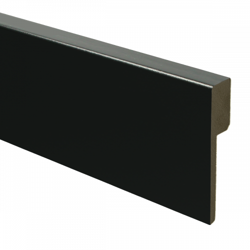 15974 MDF Renovatieplint moderne 90x18mm voorgelakt RAL 9005 - 15974 renovatieplint 90x18 1 - 7828