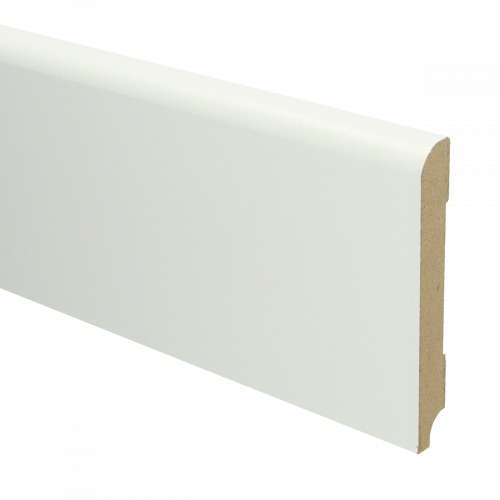 16004 MDF Koloniale plint 120x15mm wit voorgelakt RAL 9010 - 16004 koloniaal 120x15 1 - 8082
