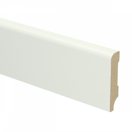 16011 MDF Koloniale plint 60x12mm wit voorgelakt RAL 9010 - 16011 koloniaal 60x12 1 - 8086
