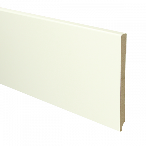 16026 MDF Moderne plint 150x12mm wit voorgelakt RAL 9010 - 16026 150x12 1 - 8099