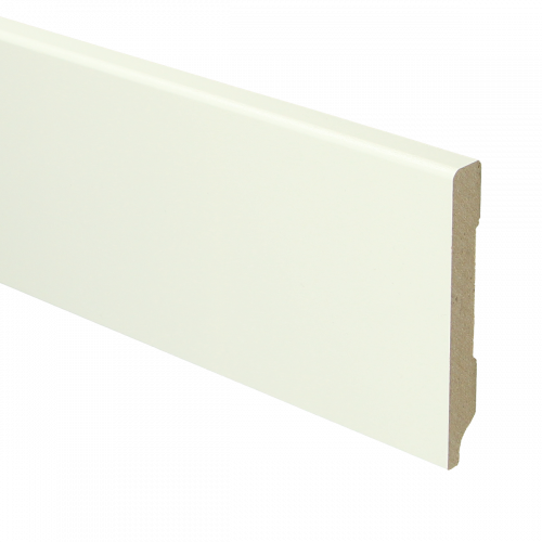 16028 MDF Moderne plint 90x12mm wit voorgelakt RAL 9010 - 16028 90x12 1 - 8095