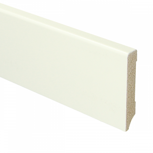 16030 MDF Moderne plint 70x12mm wit voorgelakt RAL 9010 - 16030 70x12 1 - 8101