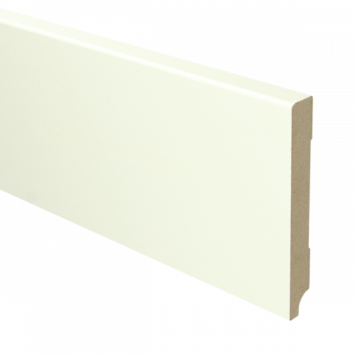 16033 MDF Moderne plint 120x15mm wit voorgelakt RAL 9010 - 16033 120x15 1 - 8111
