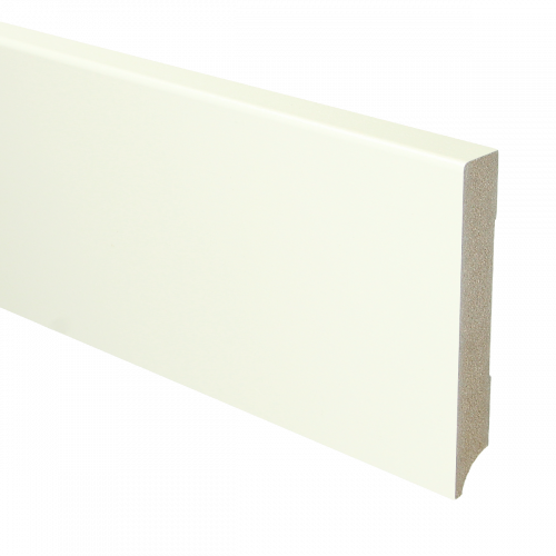 16034 MDF Moderne plint 120x18mm wit voorgelakt RAL 9010 - 16034 120x18 1 - 8112