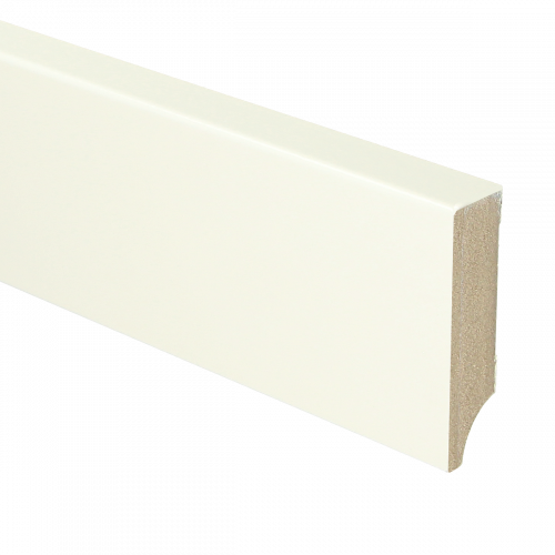 16040 MDF Moderne plint 70x18mm wit voorgelakt RAL 9010 - 16040 70x18 1 - 8122