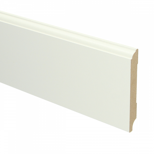 16047 MDF Eigentijdse plint 90x12mm wit voorgelakt RAL 9010 - 16047 eigentijds 90x12 1 - 7908