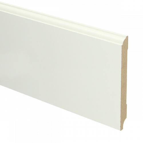16048 MDF Eigentijdse plint 120x12mm wit voorgelakt RAL 9010 - 16048 eigentijds 120x12 1 - 7912