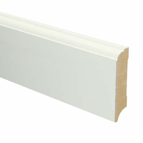 16049 MDF Eigentijdse plint 70x18mm wit voorgelakt RAL 9010 - 16049 eigentijds 70x18 1 - 7920