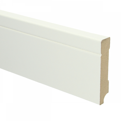 16096 MDF Tijdloze plint 90x18mm wit voorgelakt RAL 9010 - 16096 tijdloos 90x18 1 - 8161