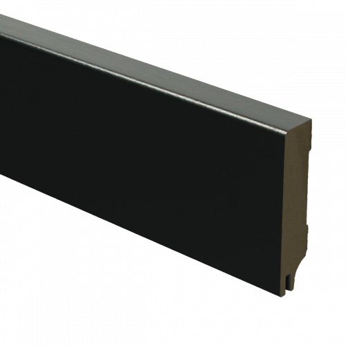 16342 MDF Moderne plint 70x15mm RAL 9005 + uitsparing - 16342 70x15 uitsparing - 7837