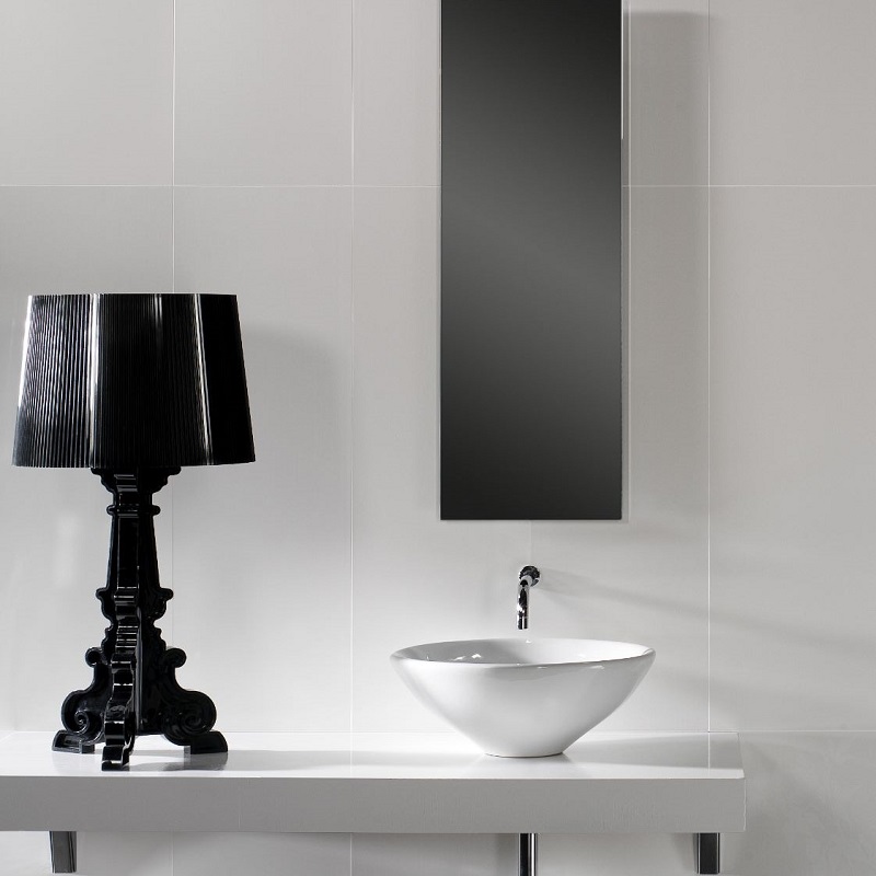 Keramische binnentegel CeraVision Lumina Blanco Mate 30x90x1,04cm - 2 09077070 lumina blanco mat 30x90 sfeer 1 - 13798