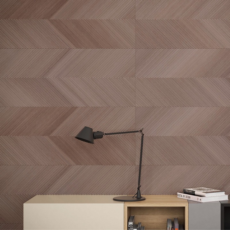Keramische binnentegel CeraVision Eukalypt Vector Marron Cacao 40x120x1,09cm - 2 09077117 vector marron cacao 40x120 sfeer 1 - 13208