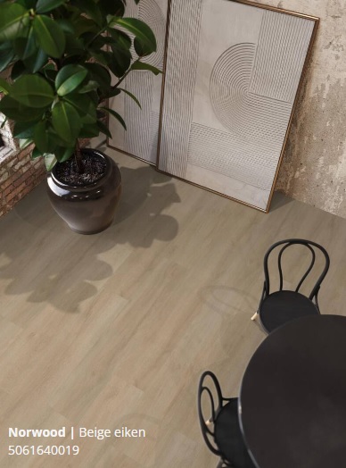 Ambiant Laminaat Prestige Oak beige eiken 5061640019 - 5061640019 prestige oak eiken beige sfeer - Ambiant 5061640019