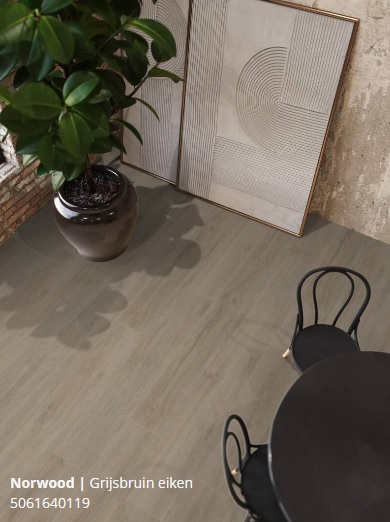 Ambiant Laminaat Prestige Oak grijsbruin eiken 5061640119 - 5061640119 prestige oak eiken grijsbruin sfeer - Ambiant 5061640119