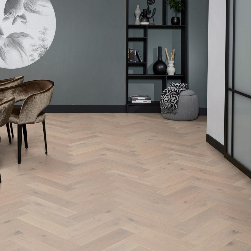 Floorlife Parket Reseda visgraat rustiek wit 5191 5656519119 - 5656519119 110373 9426 - 16908
