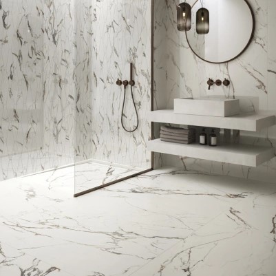 Keramische binnentegel Casalgrande Padana Marmora Lunense Vein-Touch 60x120x0,9cm - 56904 2 01060048 marmora lunense vein touch 60x120 sfeer 3 - 17910