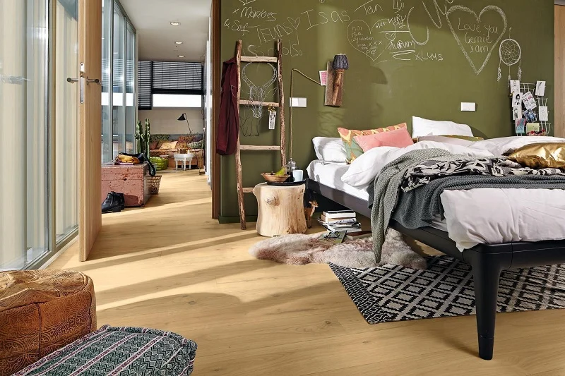 MeisterParquet. longlife PD400 Eik authentic optisch geloogd 09015 - 9015 pd400 ultramattlackiert ambiente r01 - Meister PD400 09015