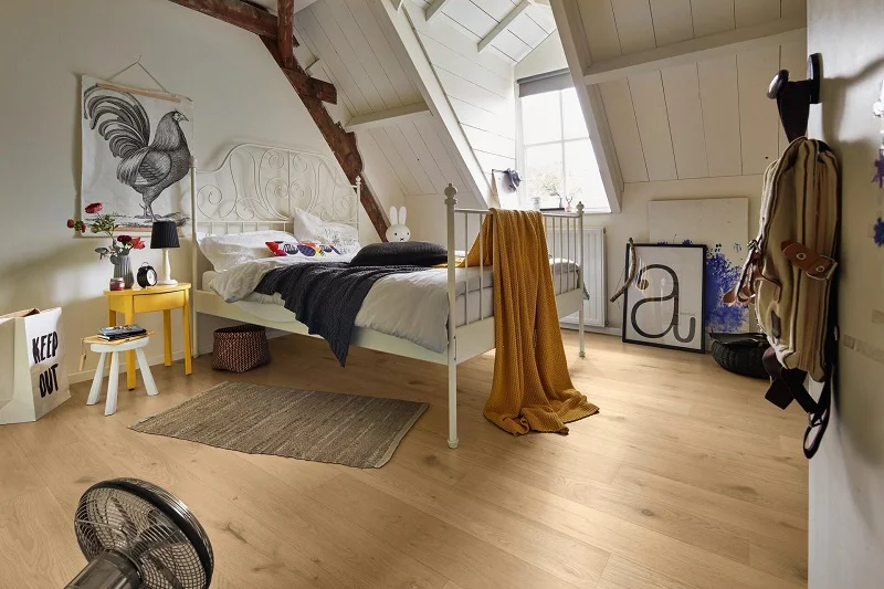 MeisterParquet. longlife PS300 Eik authentic cr&egrave;me 09020 - 9020 ps300 ultramattlackiert ambiente r01 - Meister PS300 09020
