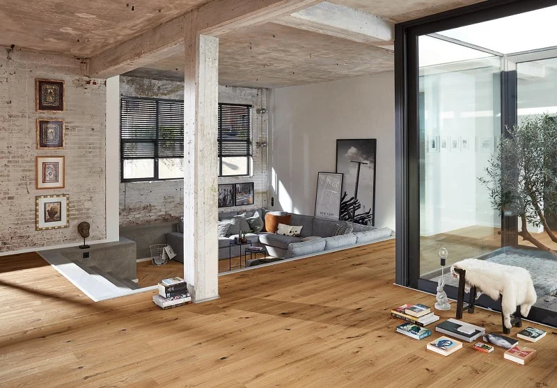 MeisterParquet. longlife PD400 Eik authentic optisch gerookt 09027 - 9027 pd400 naturgeoelt ambiente r01 - Meister PD400 09027