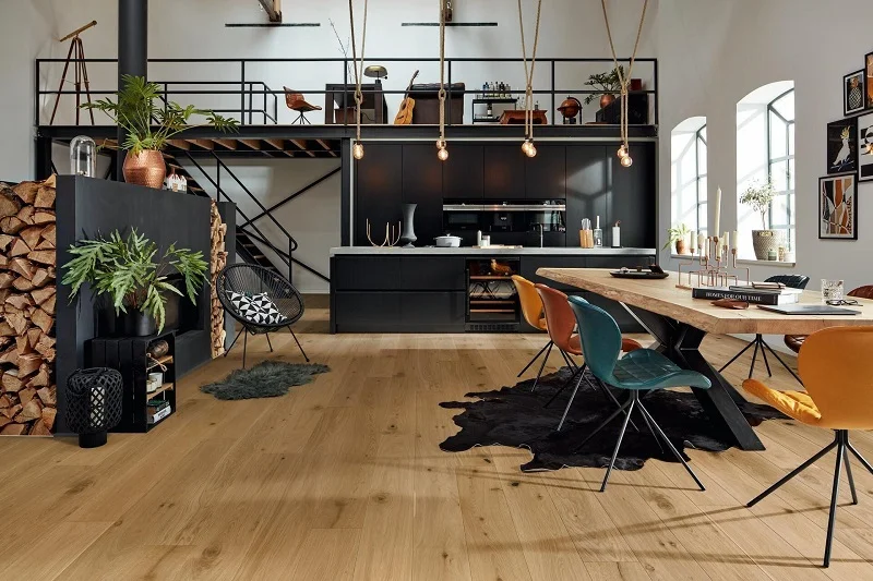 MeisterParquet. longlife PD400 Eik authentic greige 09029 - 9029 pd400 naturgeoelt ambiente r01 - Meister PD400 09029