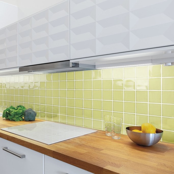 Keramische binnentegel Michel Oprey Azulejos Atelier Kiwi 7x14x1cm - Azulejos kiwi sfeer 1 - 16762