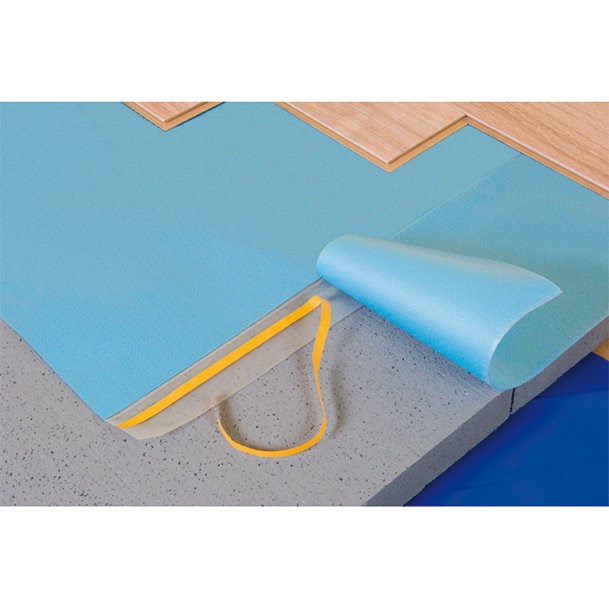Blue Floor ondervloer voor click laminaat 10DB - Blue floor 2mm ondervloer laminaatisocore 10db nsg 100cm x 15mx - 2370