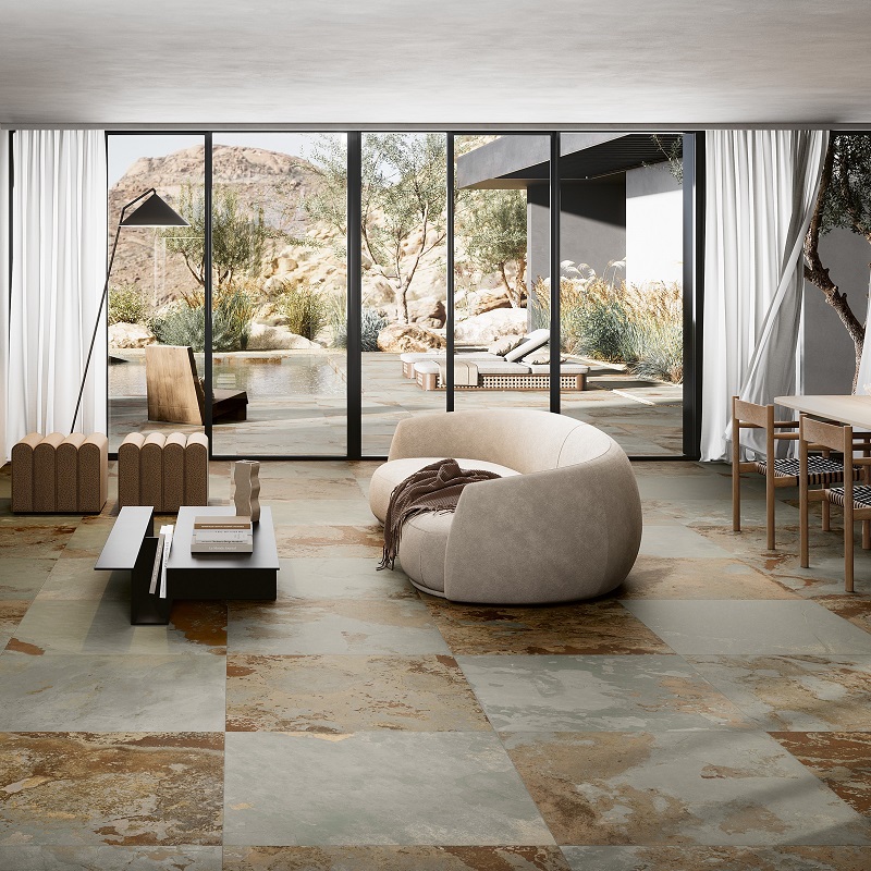Keramische binnentegel Michel Oprey Coem Bali Light Green naturale 90x90x1cm - Ceramiche coem bali light green 90x90 1 - 18181