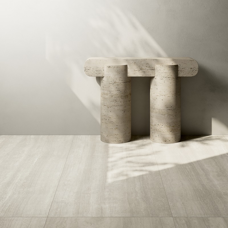Keramische binnentegel Michel Oprey Coem Touch Vein Grey naturale 60,4x120,8x0,9cm - Ceramiche coem touch stone vein grey - 16713