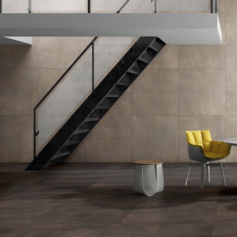 Keramische binnentegel Michel Oprey Gardenia Corten Nero natural 60x120x0,9cm - Corten nero 1 1 - 16238